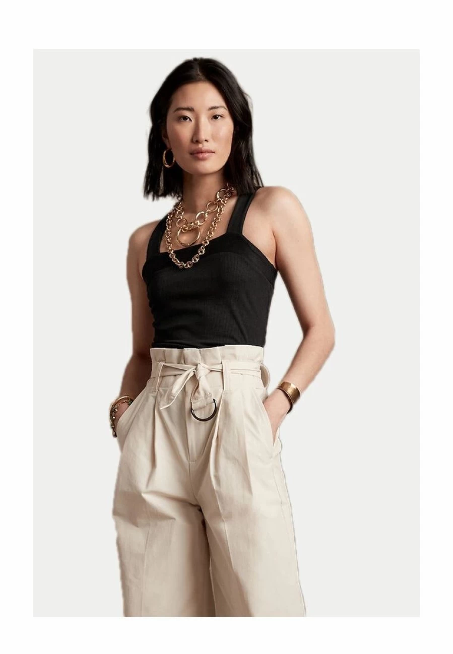 Banana Republic Square Neck Cross Back Ribbed Tank Top for Women