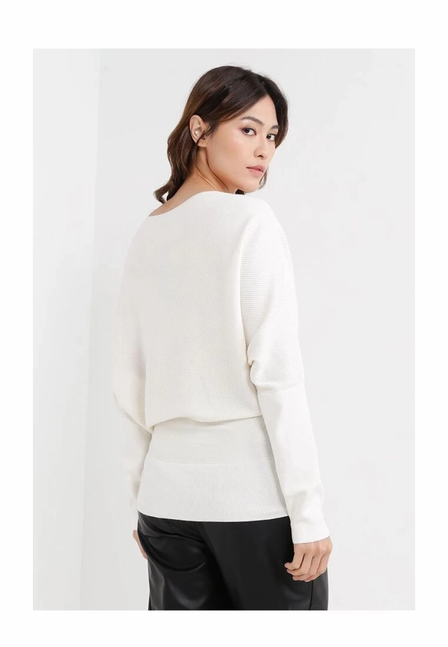 "Banana Republic Striped Ribbed Boat Neck T-Shirt for Women"