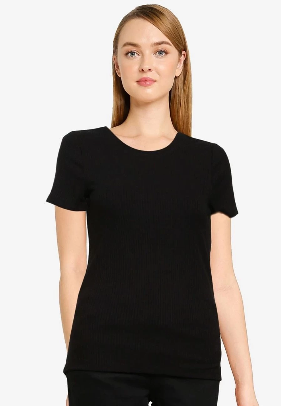 Banana Republic Short Sleeve Striped Ribbed T-Shirt for Men and Women