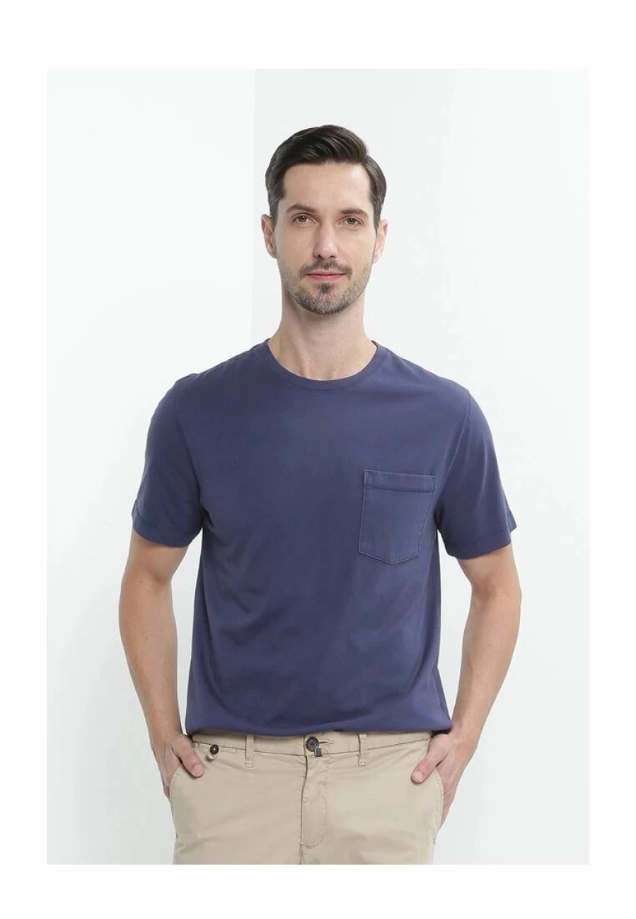 Banana Republic Premium Garment-Dyed Pocket T-Shirt for Men - Soft Cotton Casual Tee