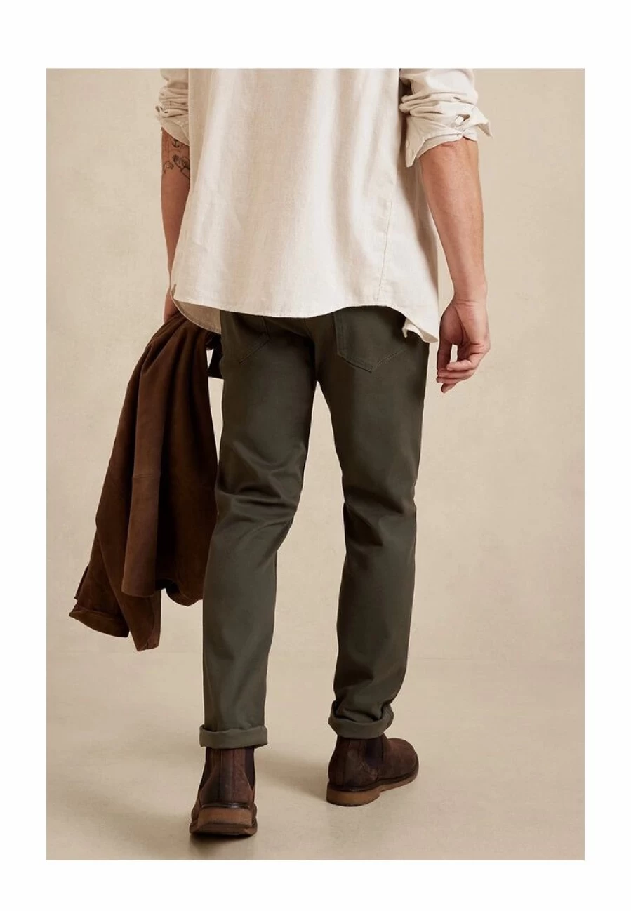 Slim Fit Traveler Chinos for Men - Comfortable Stretch Twill Pants for Business Casual Wear