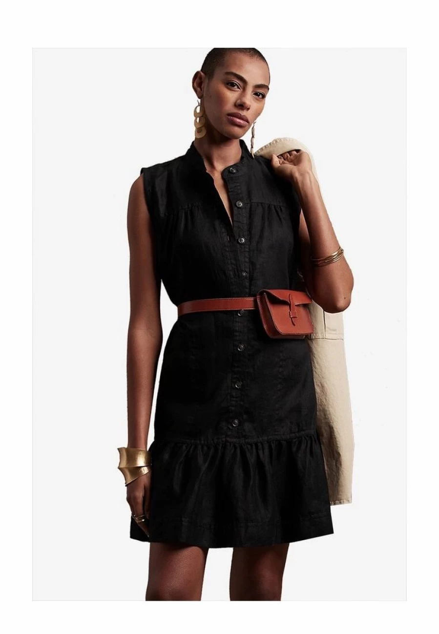 Flounce Hem Utility Dress by Banana Republic - Stylish & Comfortable Women's Wear