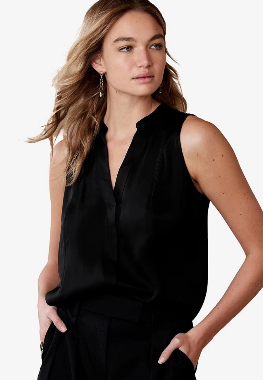 Elegant Sleeveless Satin Blouse for Women - Chic & Comfortable Summer Top