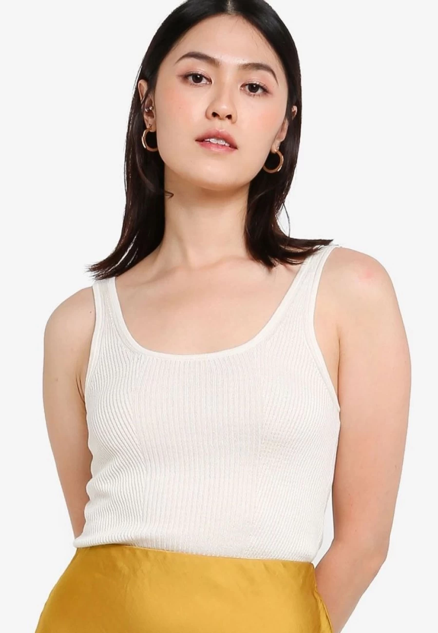 "Banana Republic Ribbed Tank Top for Women - Soft Stretch Comfort Fit Casual Sleeveless Shirt"