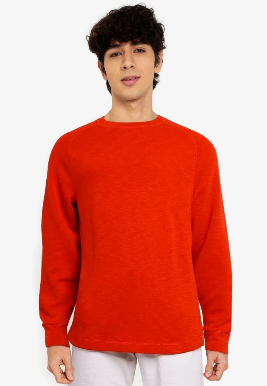 Banana Republic Long Sleeve Crewneck Knit Shirt - Slub Double Knit Casual Top