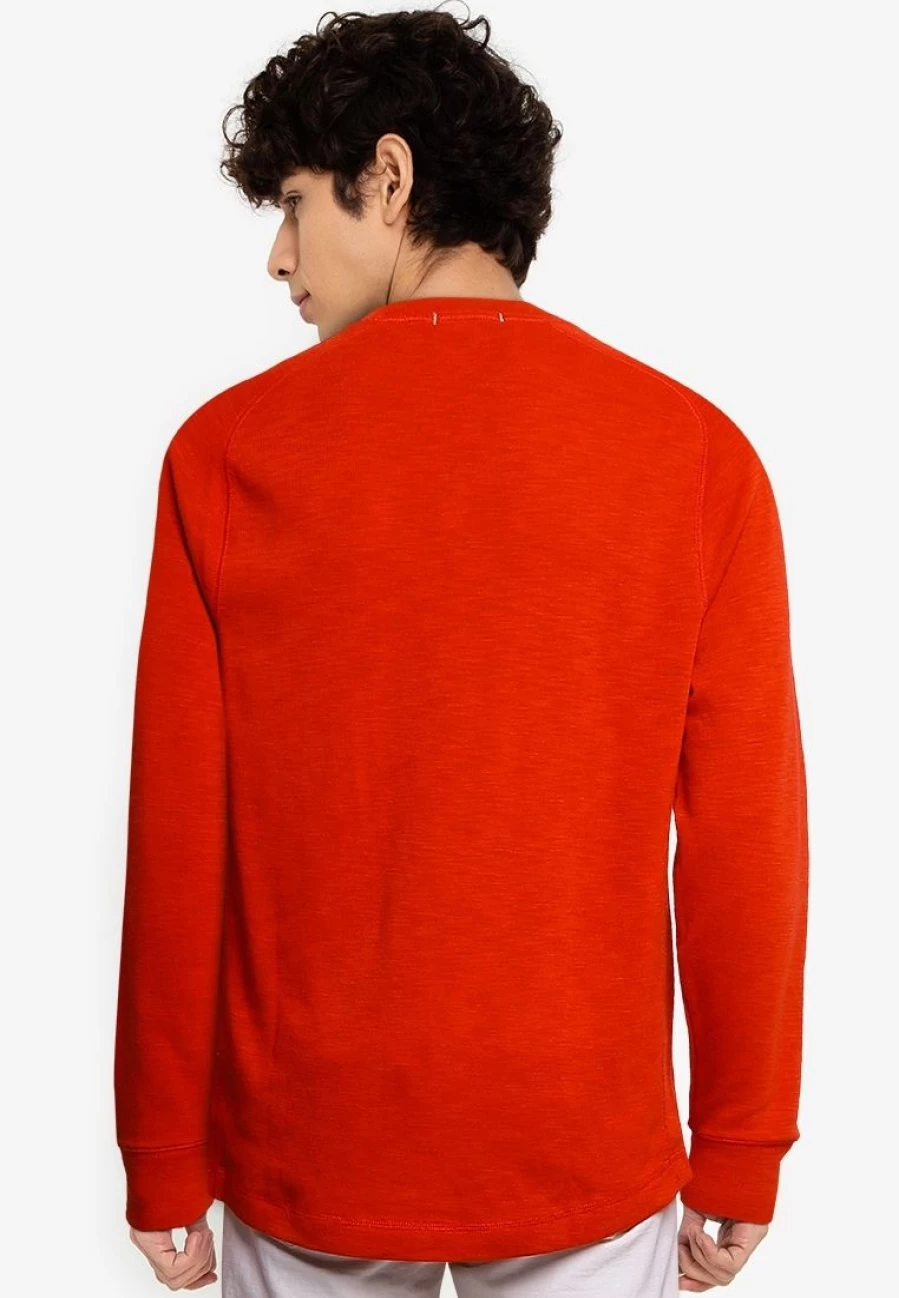 Banana Republic Long Sleeve Crewneck Knit Shirt - Slub Double Knit Casual Top