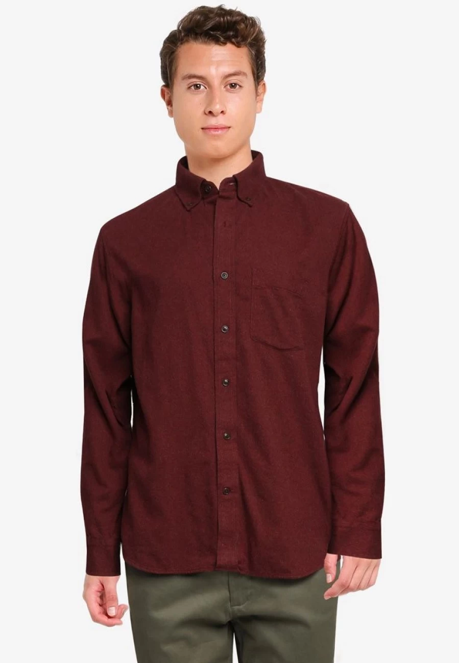 Men's Classic Fit Untucked Flannel Shirt - Casual Plaid Long Sleeve Top