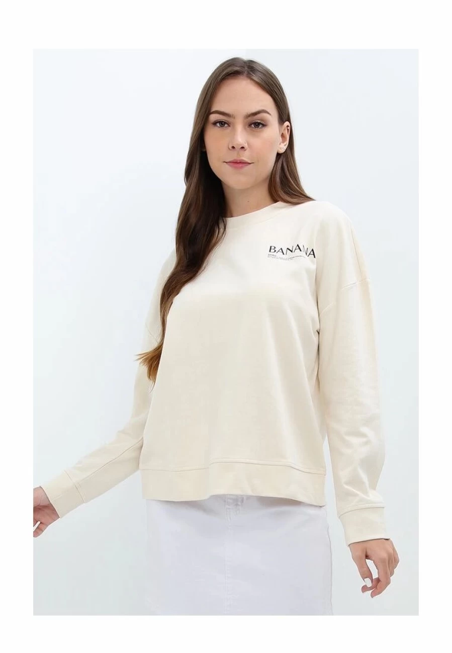 Banana Republic Graphic Print Sweatshirt | Casual Crewneck Pullover