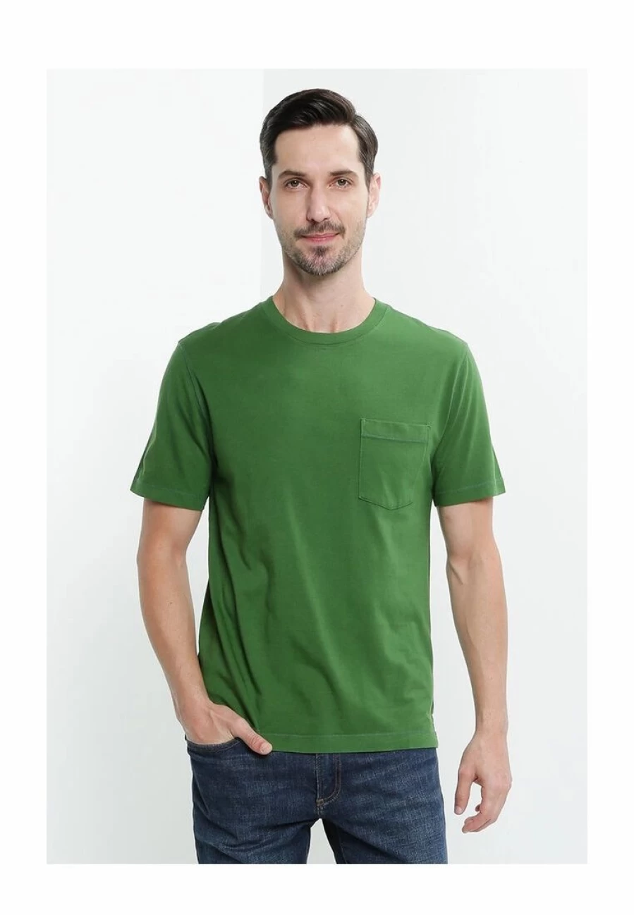 Banana Republic Authentic Garment-Dyed Pocket Crewneck T-Shirt | July Collection