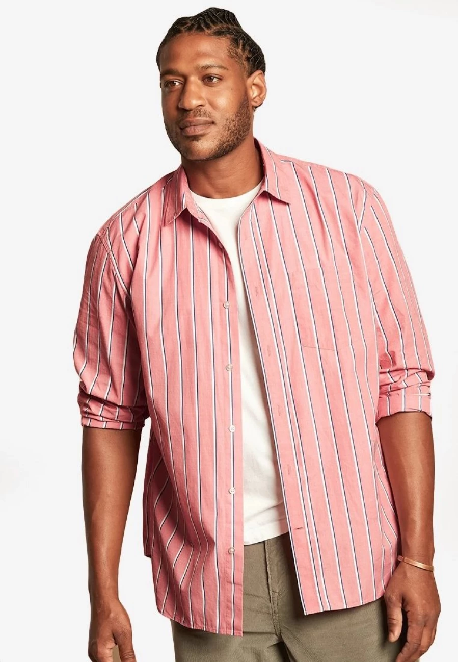 Men's Classic Fit Poplin Shirt by Banana Republic - Breathable & Stylish Casual Wear