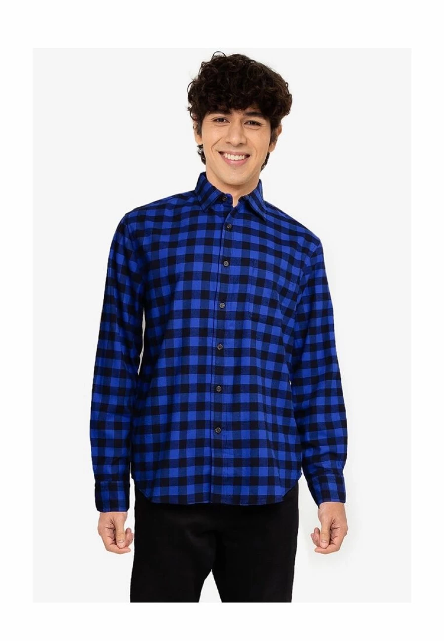 Men's Lightweight Flannel Shirt Long Sleeve Casual Untucked Soft Plaid Top