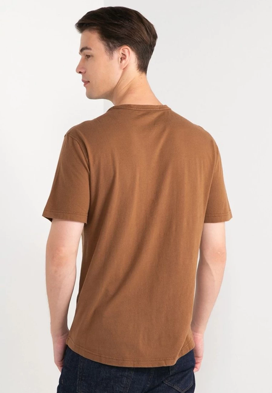 Organic Cotton Soft Wash Curved Hem T-Shirt – Relaxed Fit Casual Tee
