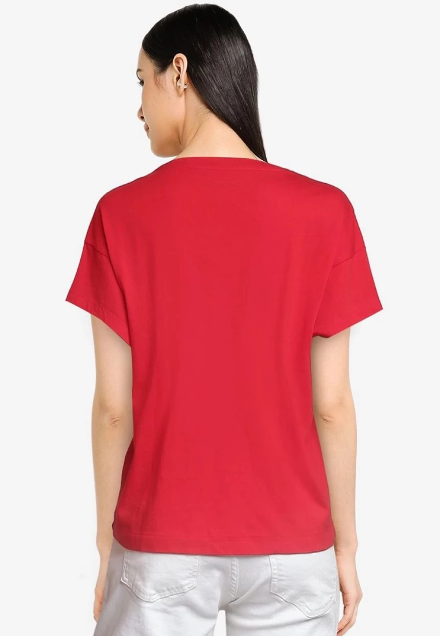 Banana Republic Supima Cotton Boxy Cropped Tee for Women - Soft Relaxed Fit Short Sleeve Top