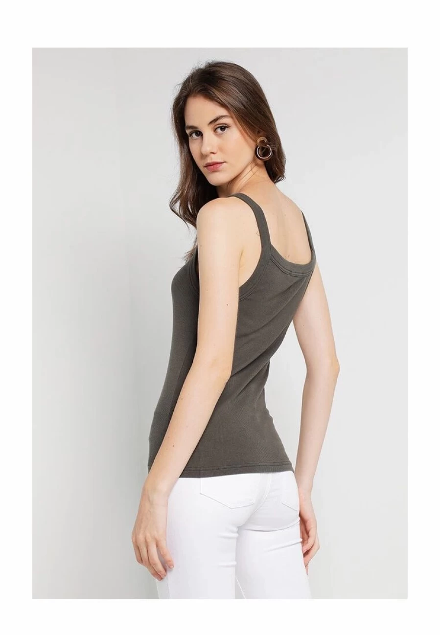 Banana Republic 90s Cotton Ribbed Sleeveless Tank Top