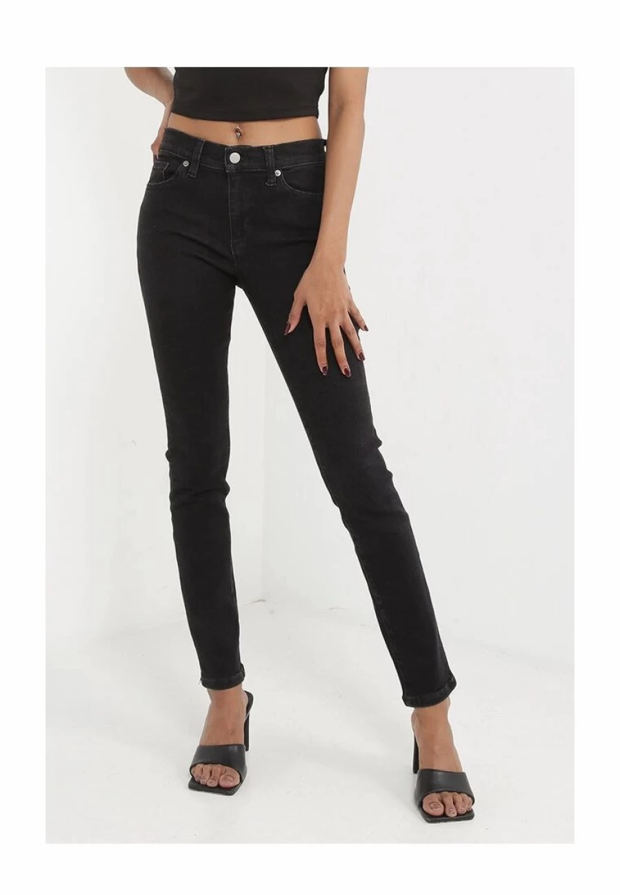 Banana Republic Slim Fit Black Washed Denim Jeans for Men