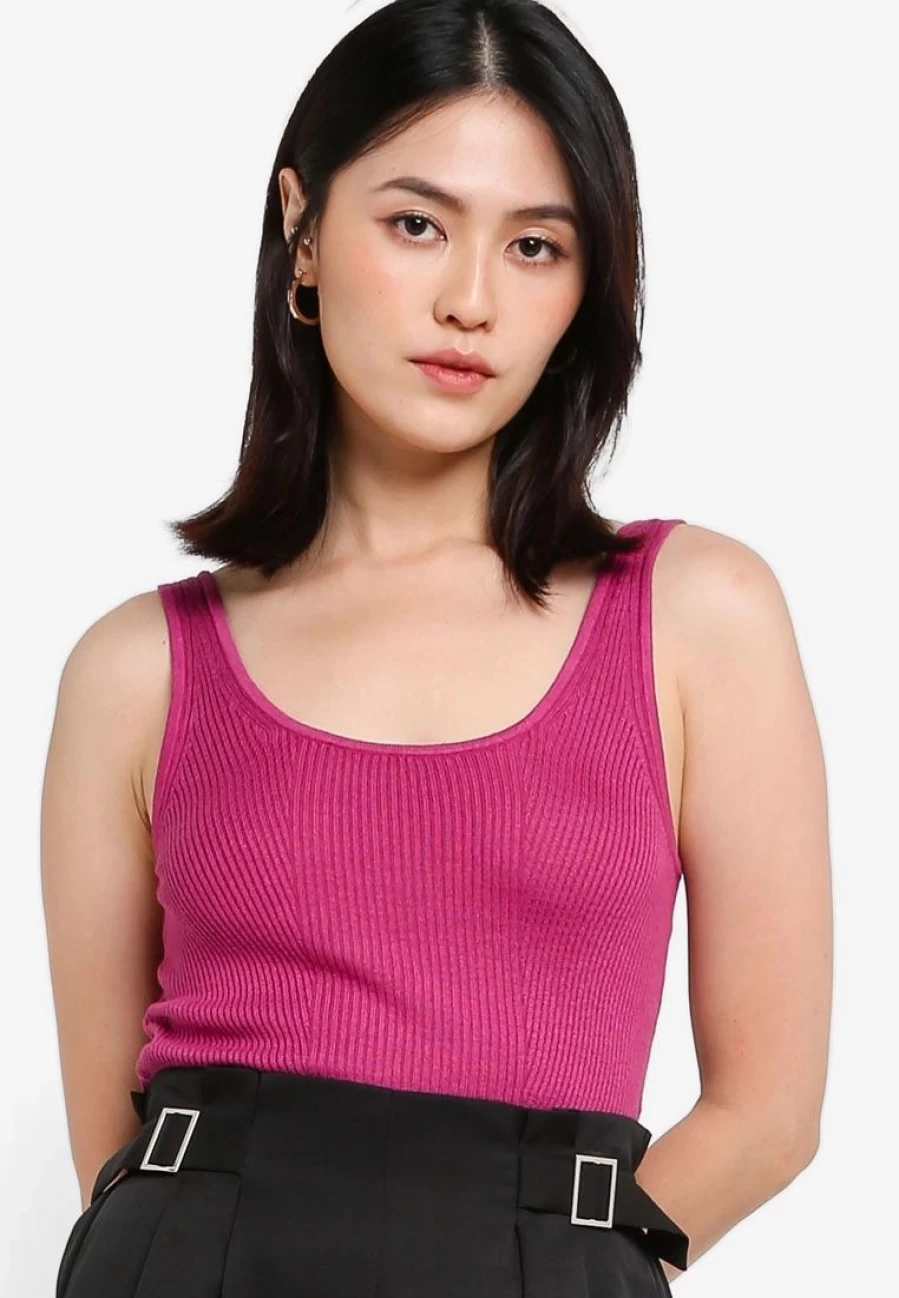 "Banana Republic Ribbed Tank Top for Women - Soft Stretch Comfort Fit Casual Sleeveless Shirt"