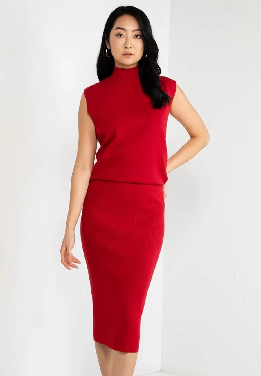 Banana Republic Women's Sleeveless Knit Sweater Dress - Casual Summer Pullover Mini Dress