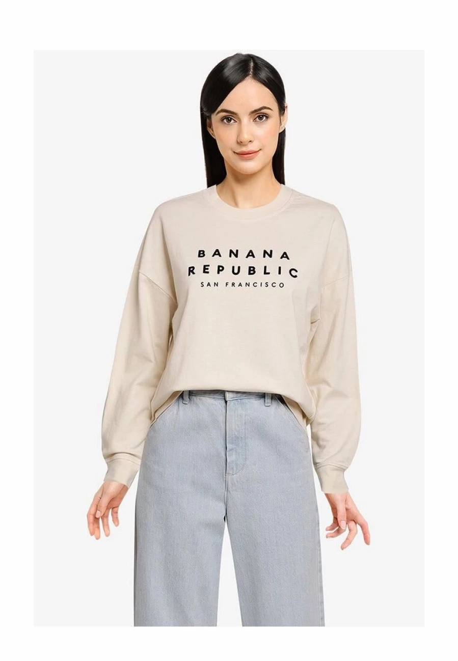 Banana Republic Graphic Print Sweatshirt for Men & Women | Comfortable Cotton Blend Pullover