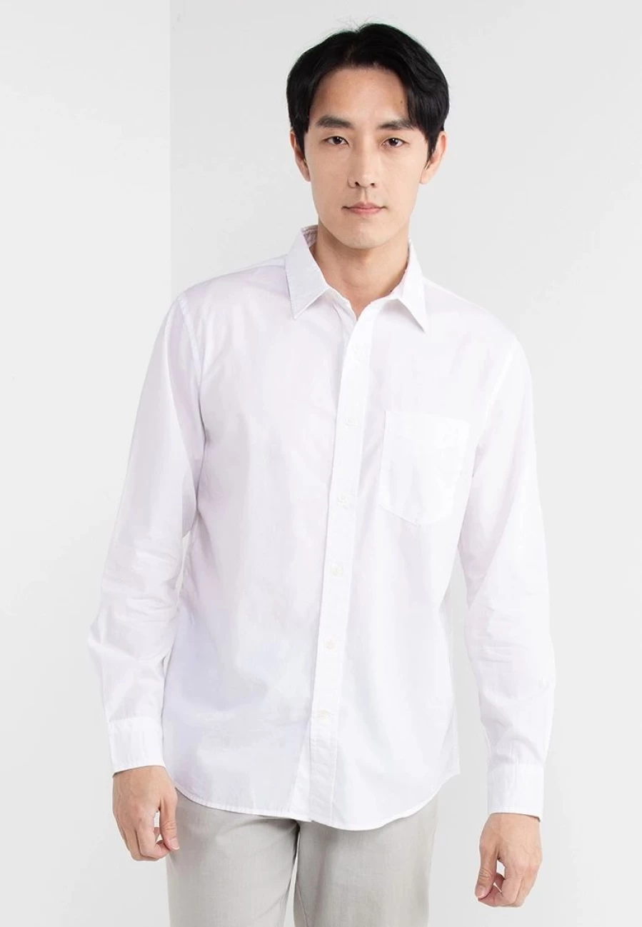Banana Republic Men's Luxe Poplin Shirt - Untucked Casual Fit