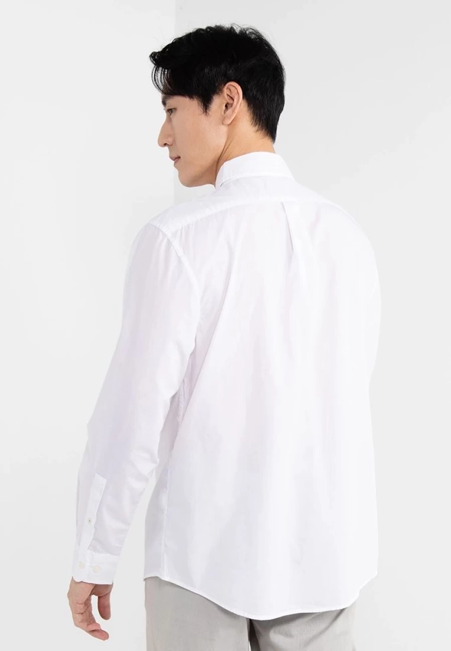 Banana Republic Men's Luxe Poplin Shirt - Untucked Casual Fit