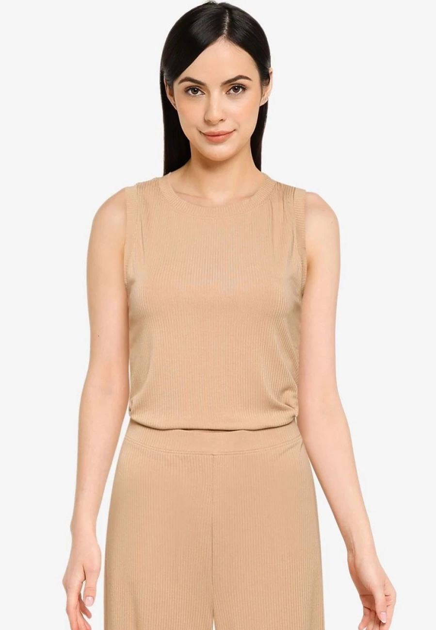 Banana Republic Ribbed Sleeveless Tank Top for Women - Soft Cotton Casual Summer Wear