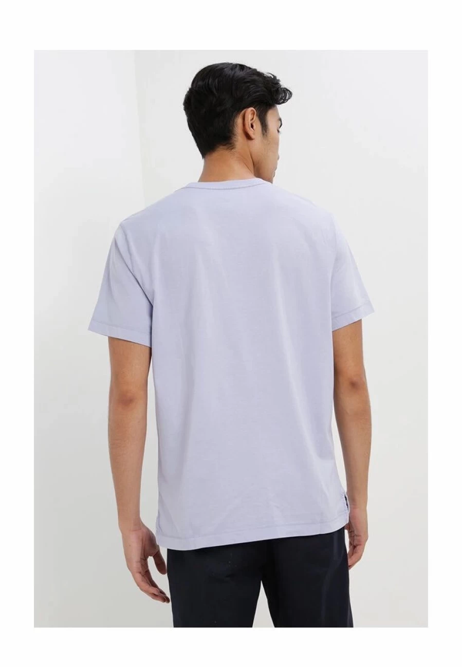 Banana Republic Garment-Dyed Pocket Crewneck T-Shirt for Men - Soft Cotton Essential Top