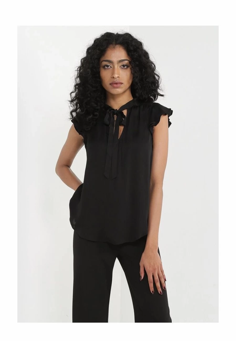Banana Republic Flutter Sleeve Blouse for Women - Elegant Ruffle Detail Tops