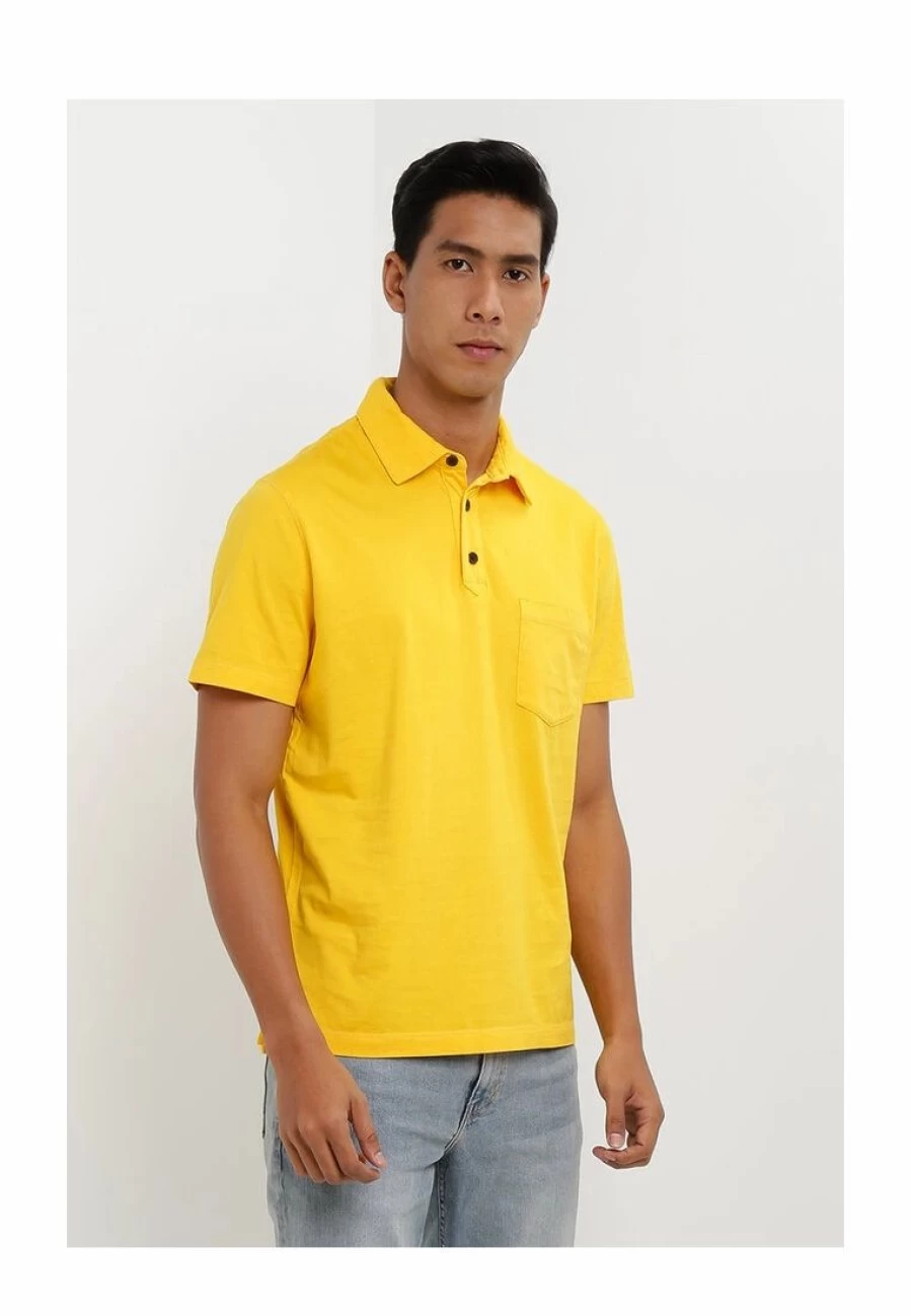 Banana Republic Men's Classic Fit GMT Dye Polo Shirt - Casual Short Sleeve Cotton Top