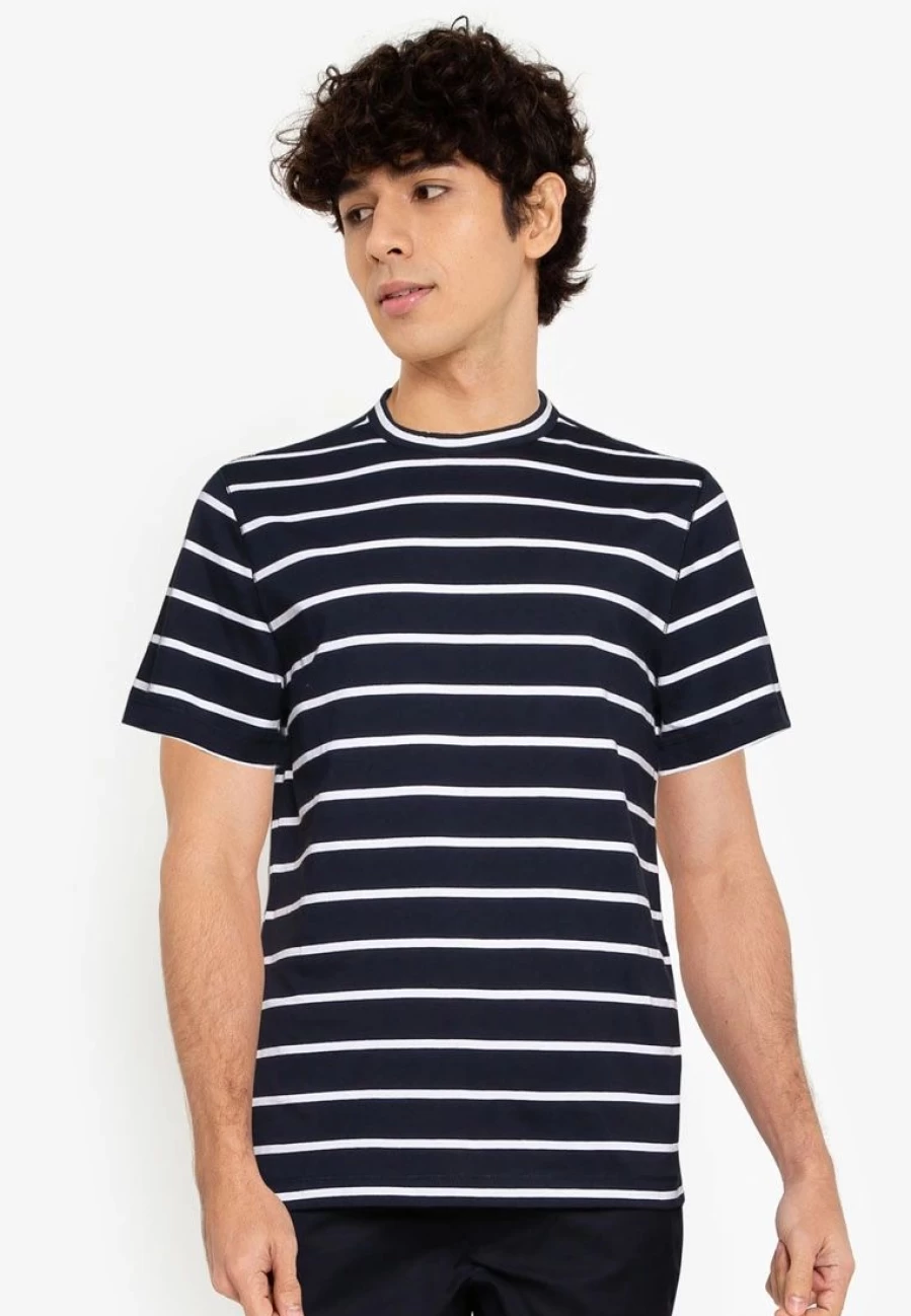 Banana Republic Striped T-Shirt for Men - Classic Authentic Cotton Tee