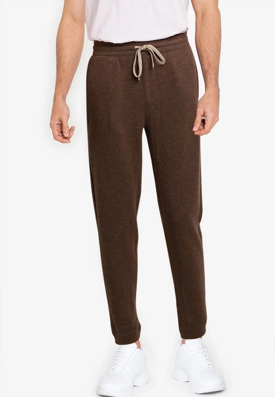 Premium Brushed Waffle Texture Jogger Pants for Comfort & Style