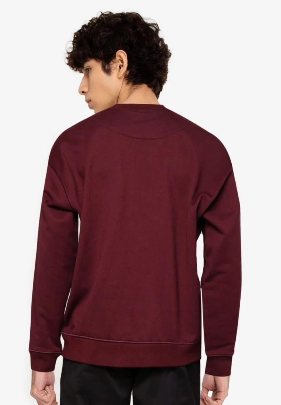 Relaxed Essential Terry Sweatshirt for Men - Soft Cotton Blend Comfort Fit Pullover