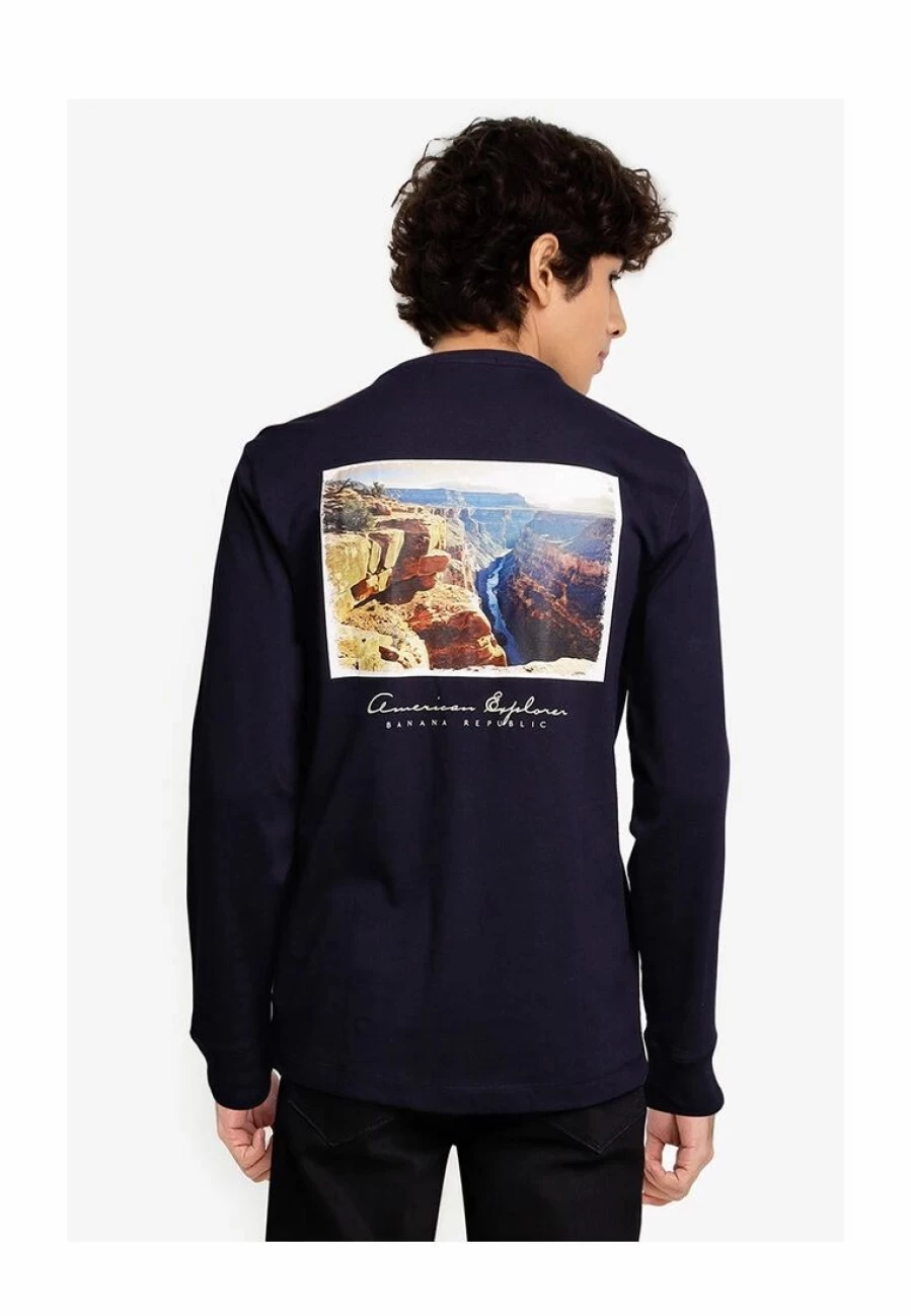 Banana Republic Grand Canyon Graphic Long Sleeve T-Shirt for Men and Women