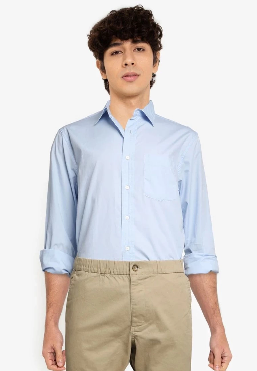 Luxe Poplin Shirt for Men - Standard Fit Casual Untucked Style