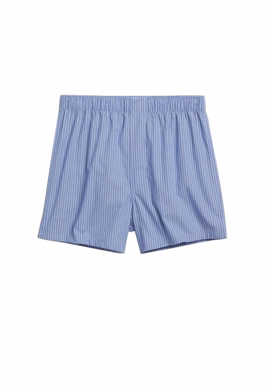 Men's Striped Boxer Briefs - Soft Cotton Comfort Underwear - Classic Fit & Breathable Design
