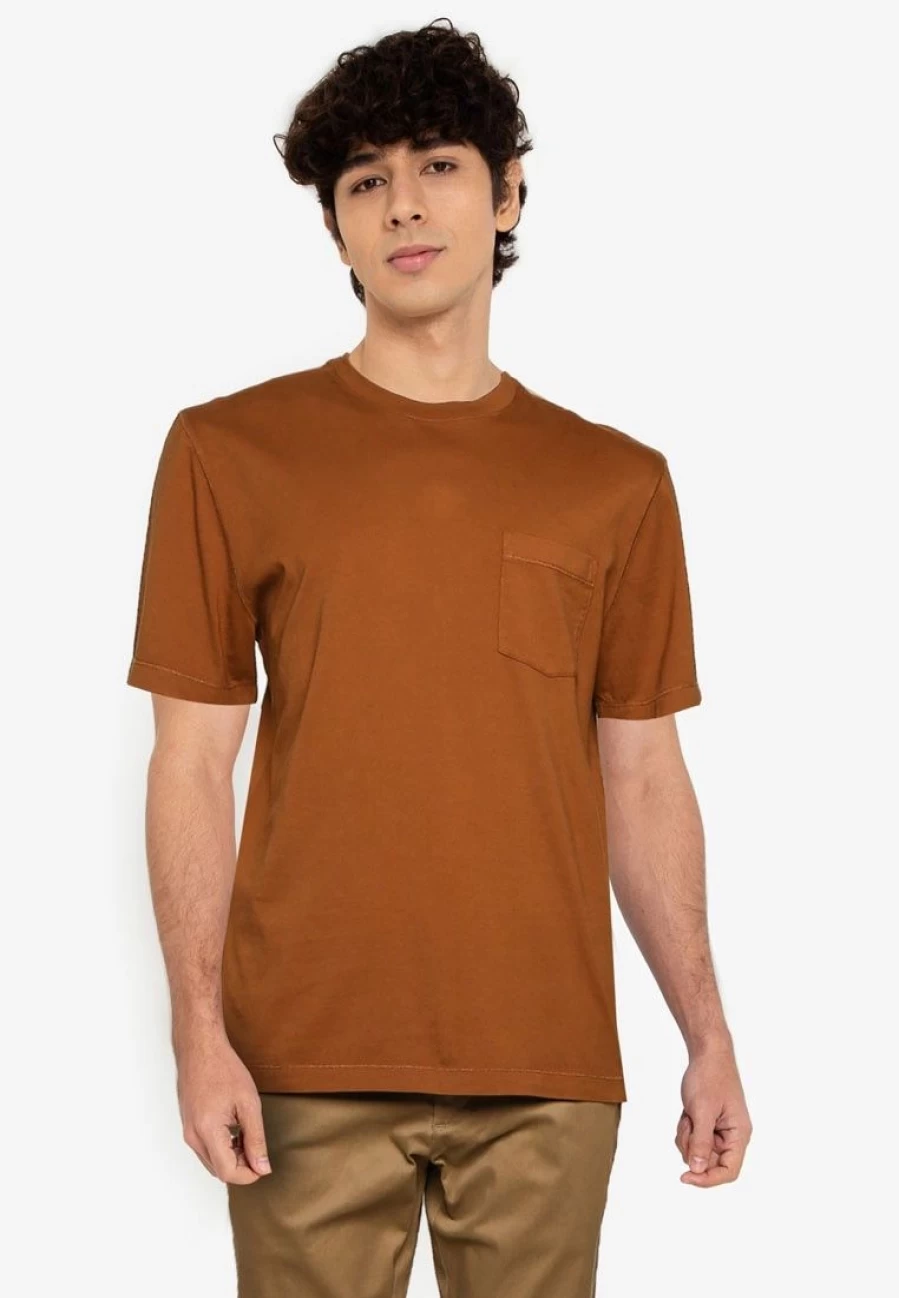 Banana Republic Men's Pocket Crew Neck T-Shirt with GMT Dye Design