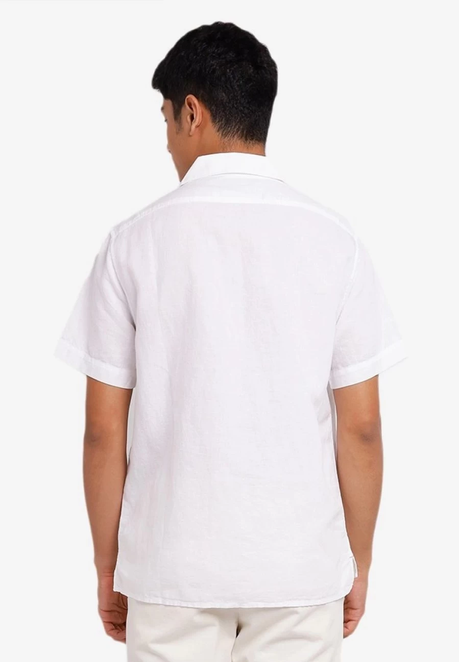 Men's Linen-Cotton Blend Casual Shirt for Summer Resort Wear