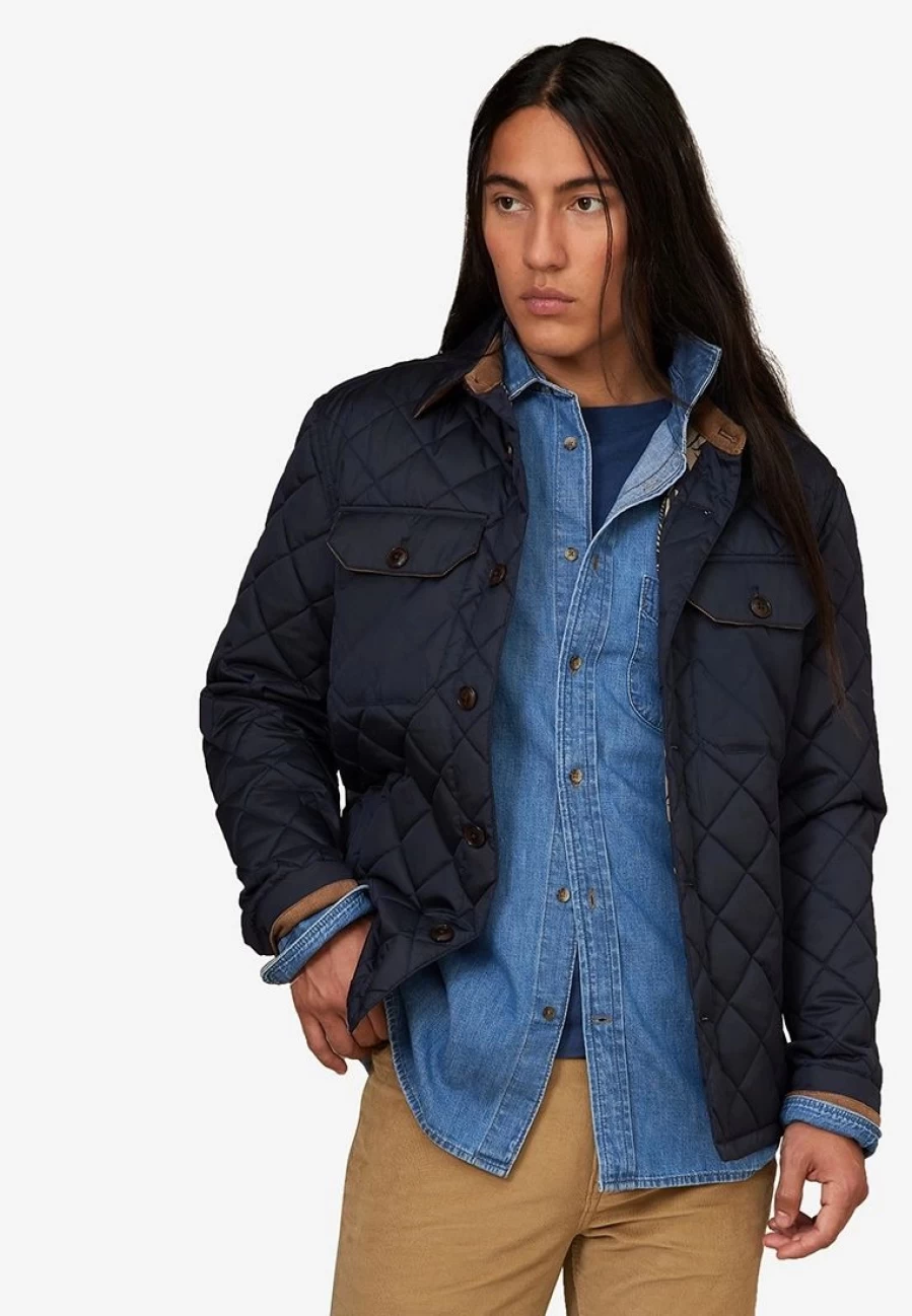 Banana Republic Heavyweight Denim Shirt for Men - Classic Fit, Durable Cotton, Versatile Casual Wear