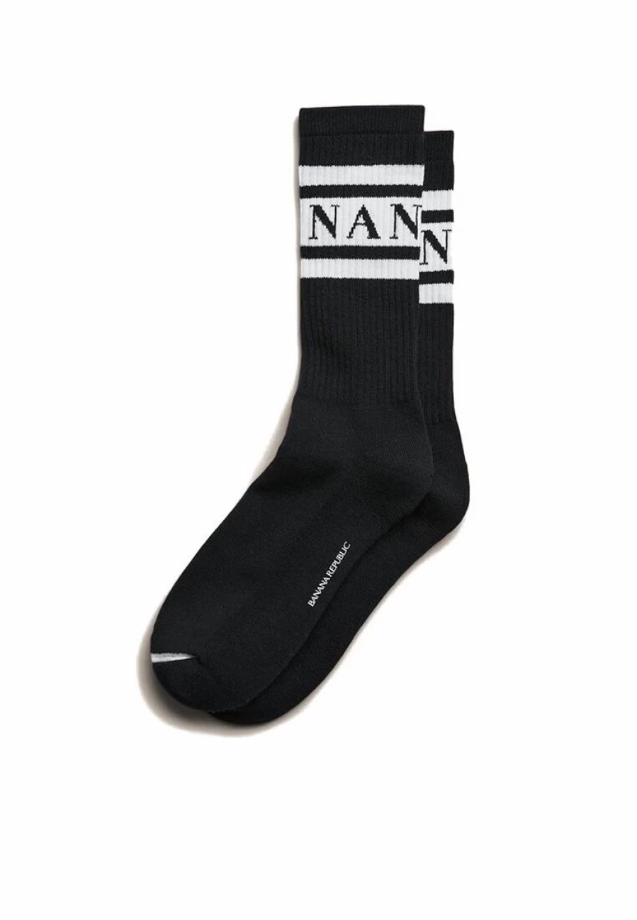 Banana Republic Coolmax Moisture-Wicking Logo Crew Socks for Men & Women