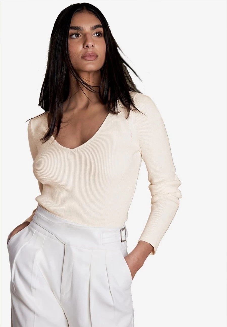 Banana Republic Isla V-Neck Sweater for Men/Women - Soft Knit Casual Pullover