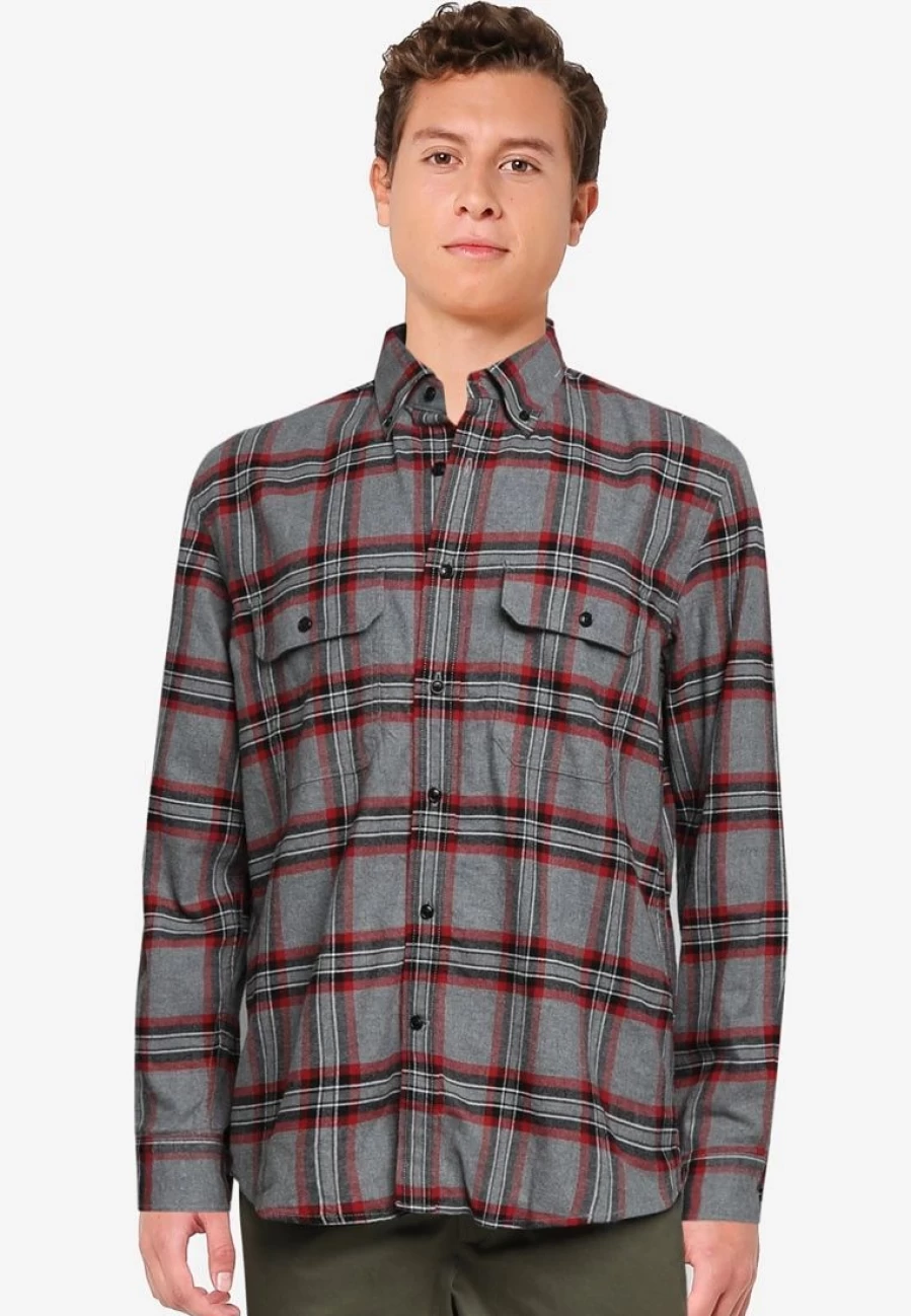 Untucked Standard-Fit Flannel Shirt by Banana Republic for Men - Casual Comfort Wear