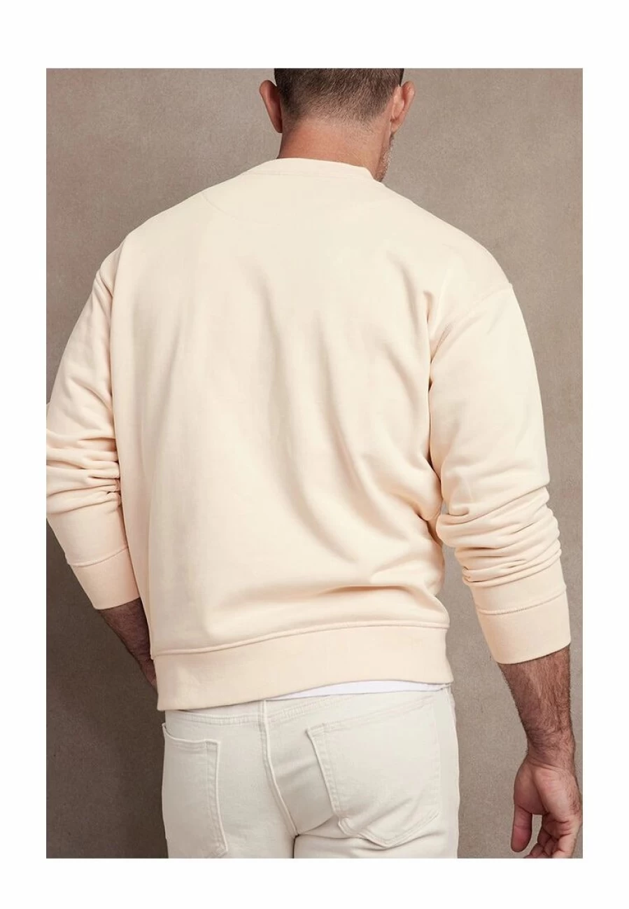 Banana Republic Embroidered Logo Terry Crewneck Sweatshirt for Men and Women