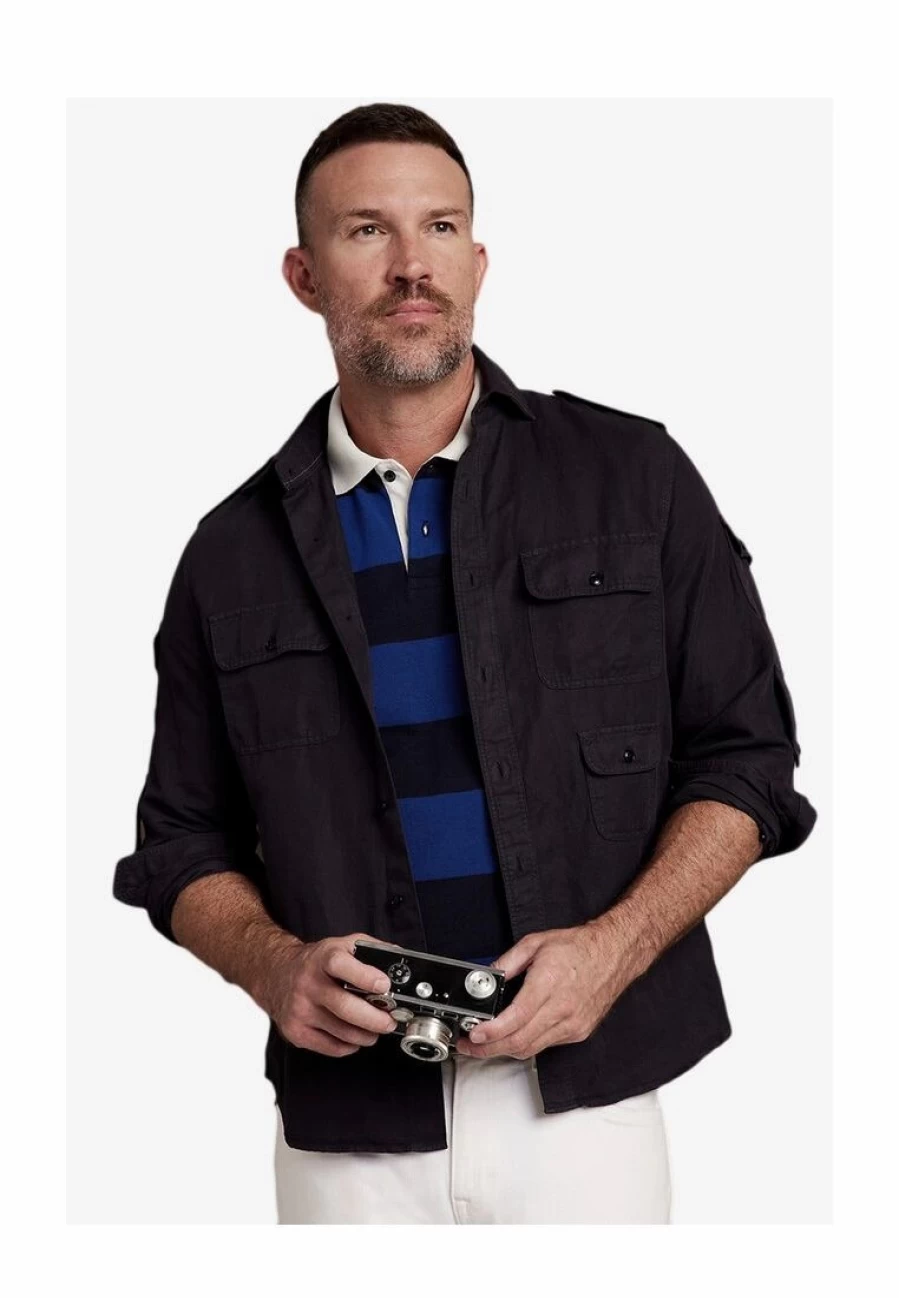 Banana Republic Men's Classic Rugby Stripe Pique Polo Shirt - Casual Slim Fit Golf Top