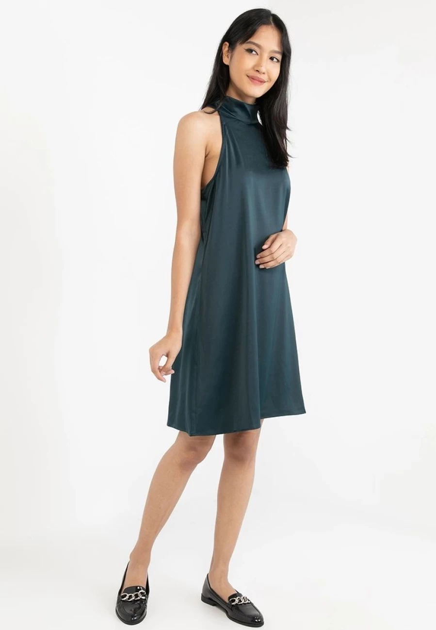 Banana Republic Women's Sleeveless Slip Mini Dress - Summer Casual Stretch Jersey Midi Dress with Adjustable Straps