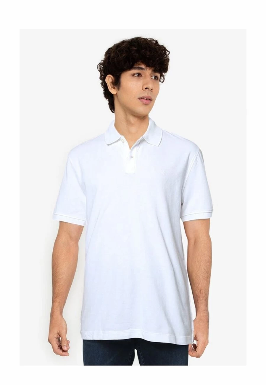 Banana Republic Men's Cotton Pique Polo Shirt with Monogram Detail