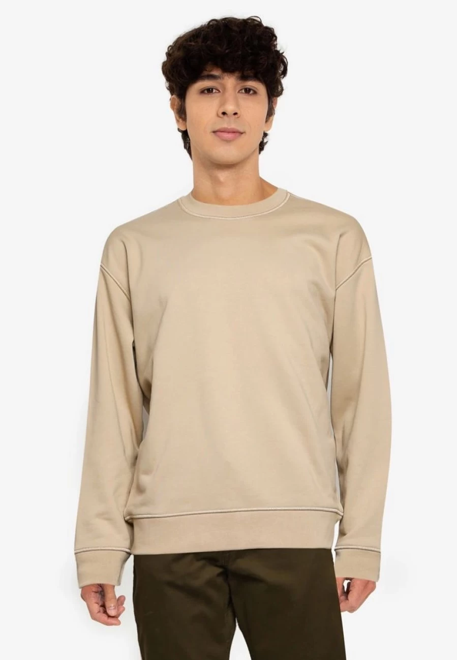 Relaxed Essential Cotton Terry Sweatshirt for Men & Women - Casual Comfort Fit