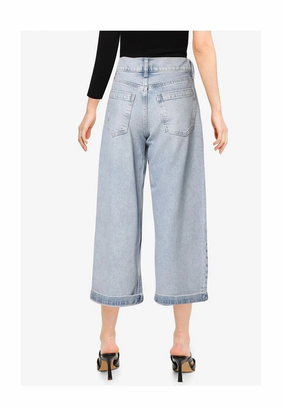 Banana Republic Beale Wash Wide Leg Cropped Jeans for Women