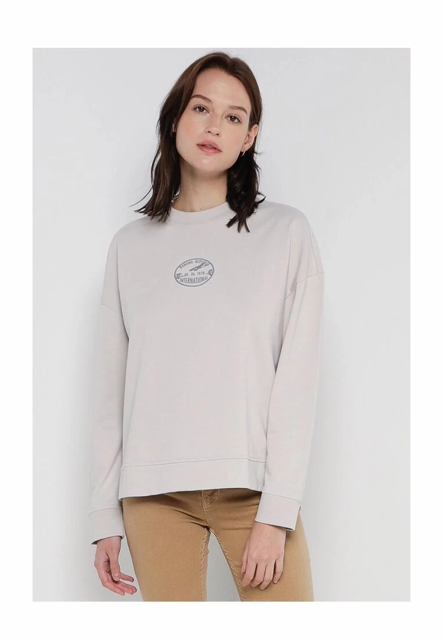 Banana Republic Embroidered Logo Classic Fit Sweatshirt for Men & Women