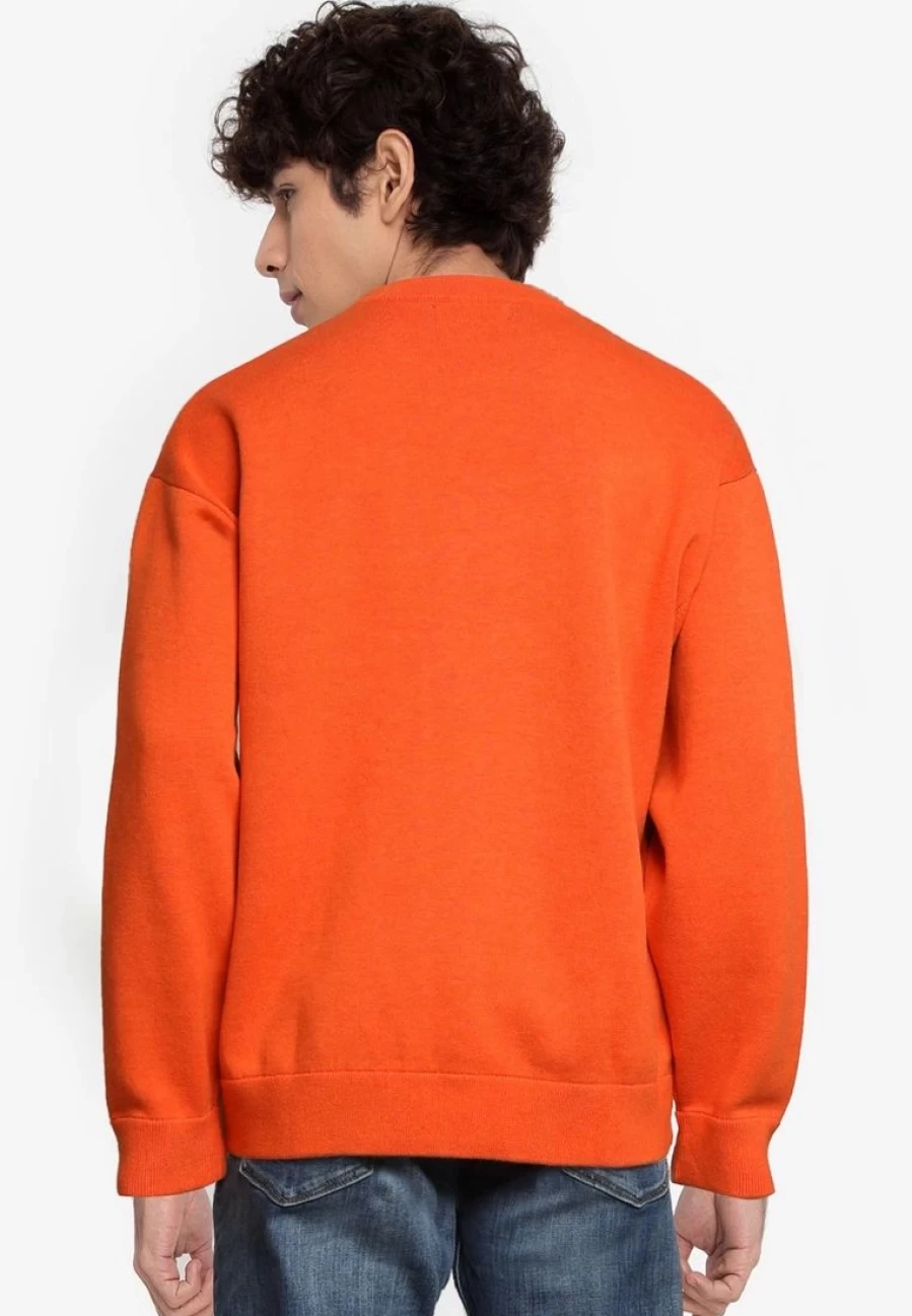 Banana Republic Organic Cotton Logo Embroidered Sweatshirt for Men and Women
