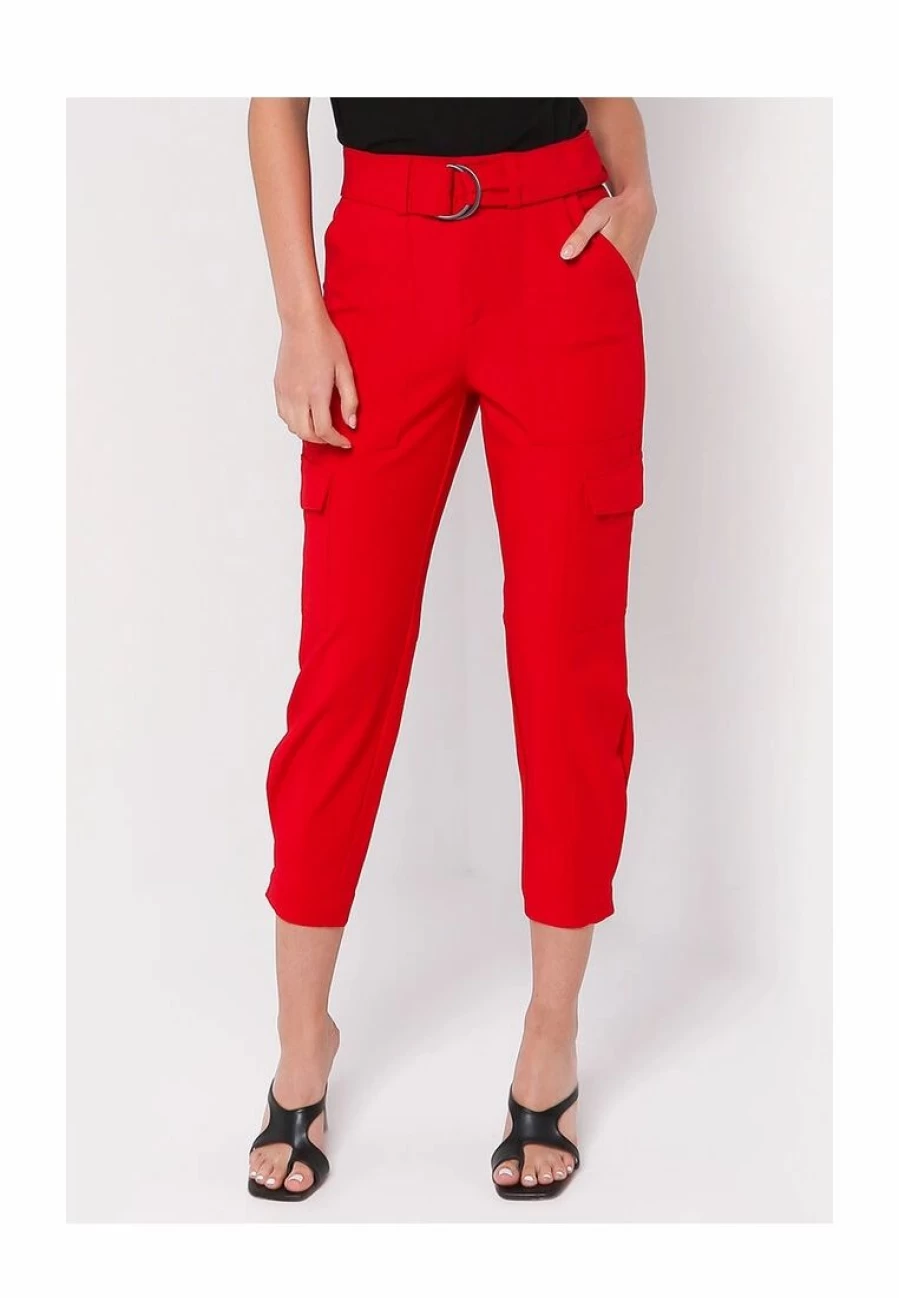 High Rise Refined Cargo Pants for Women - Stylish & Comfortable Travel Trousers