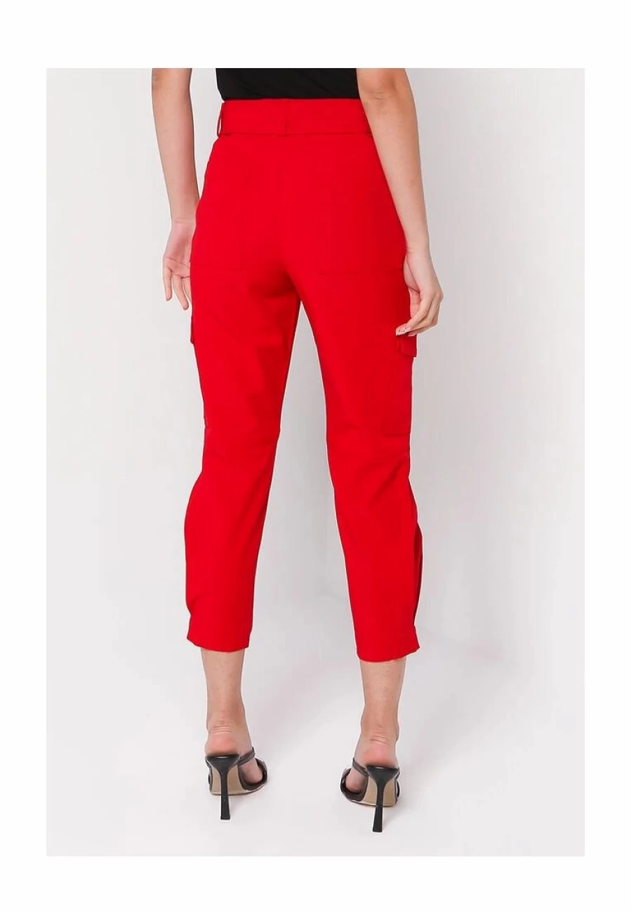 High Rise Refined Cargo Pants for Women - Stylish & Comfortable Travel Trousers